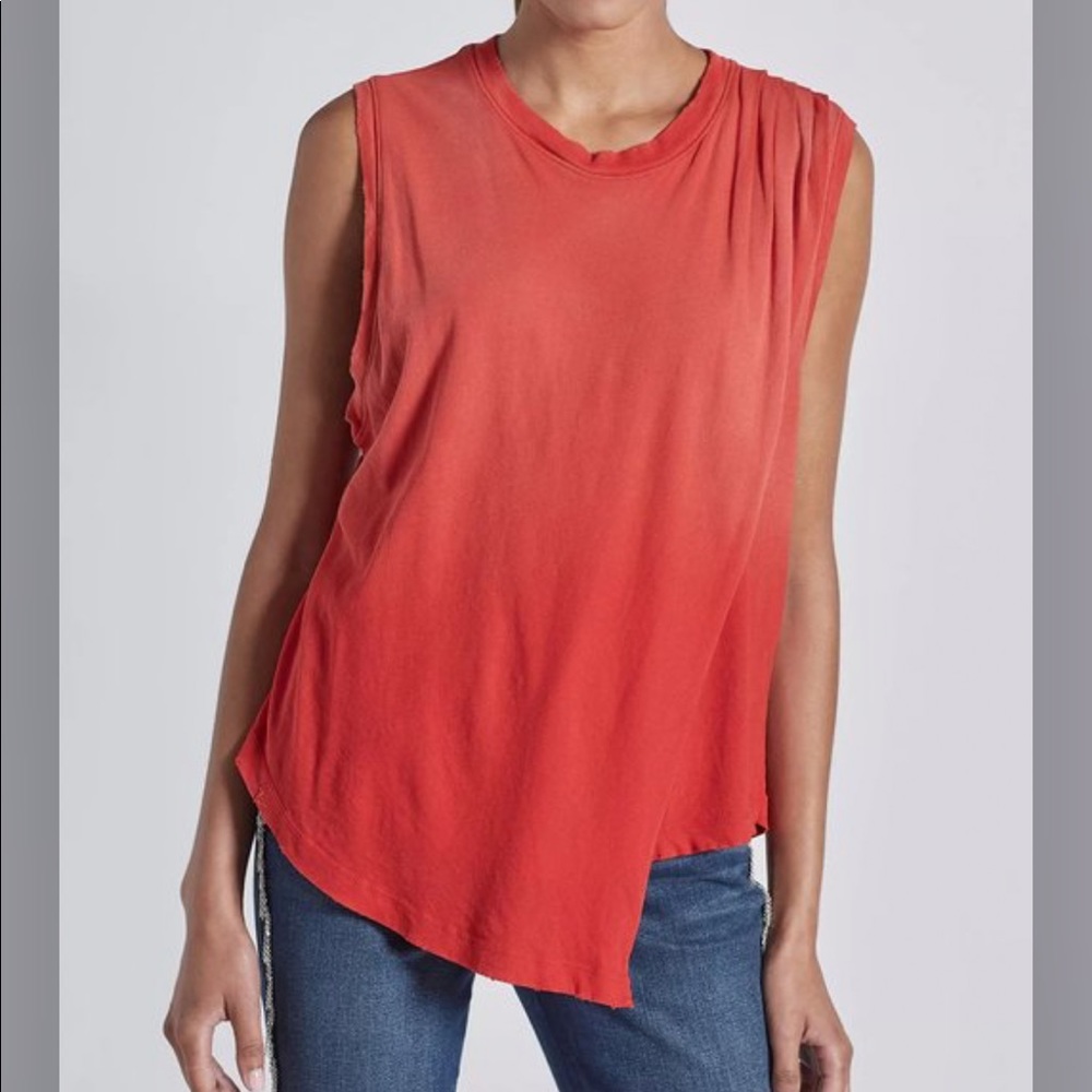 Current/Elliot Lipstick Red Tank